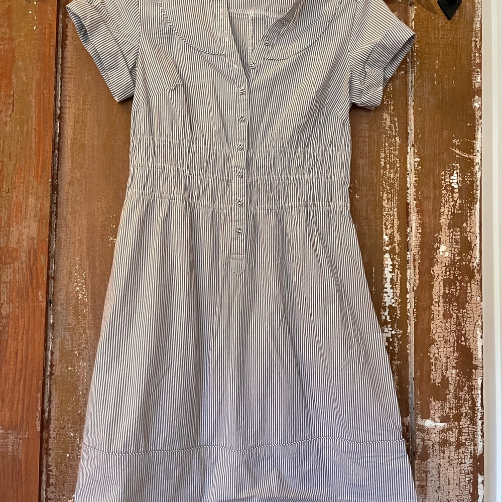 Dynamite Striped Short Sleeve Dress
